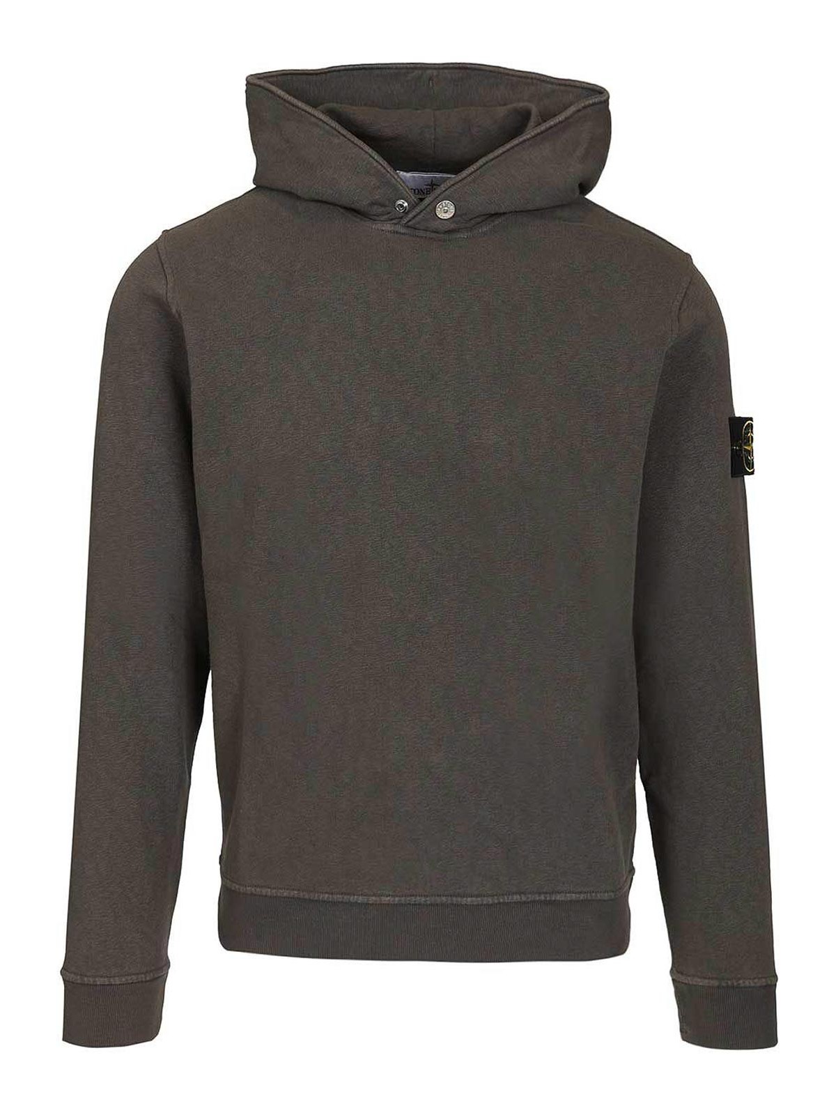Stone Island Felpa in cotone Malfil