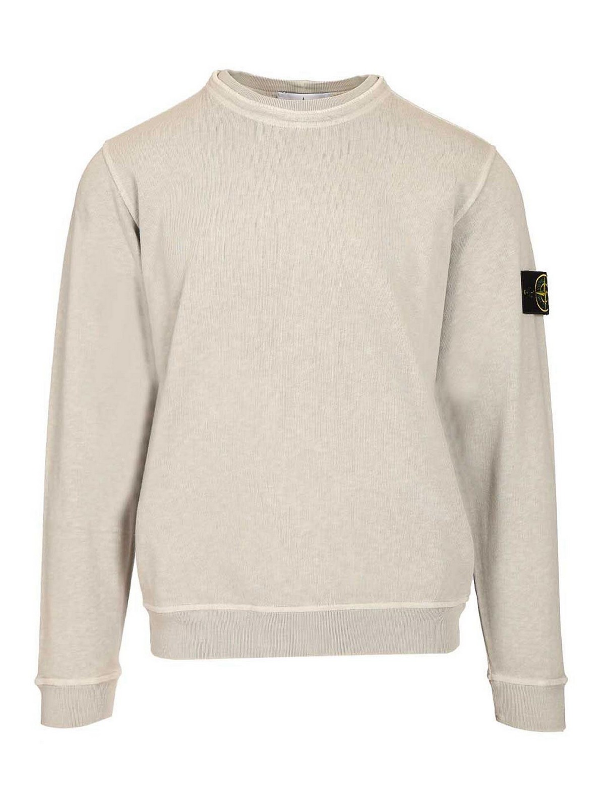Stone Island Felpa In Cotone Malfil