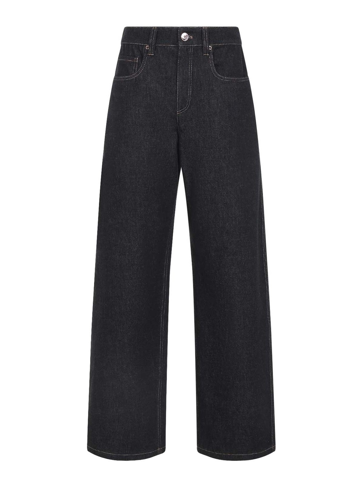 Brunello Cucinelli Jean Droit - Noir