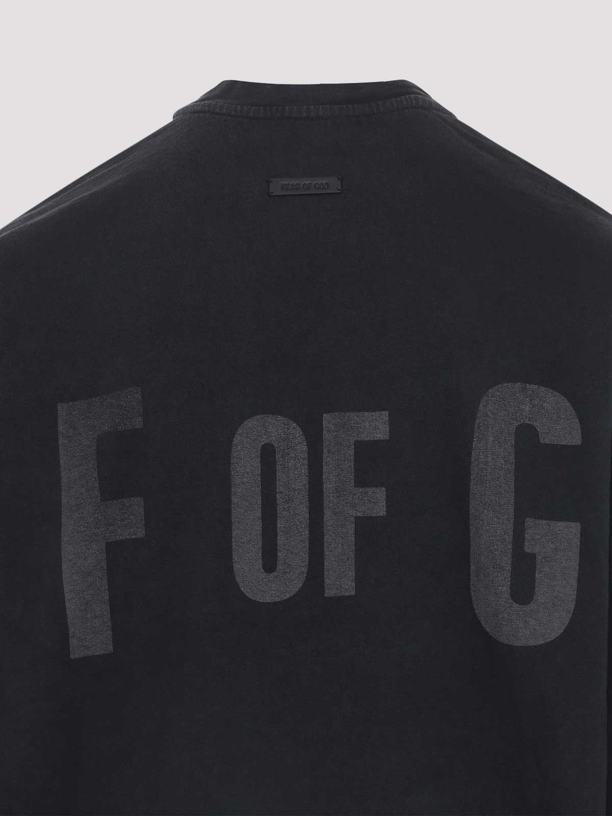 Fear Of God Long Sleeves Tee - Black - Men|FG9M109955HWJ1