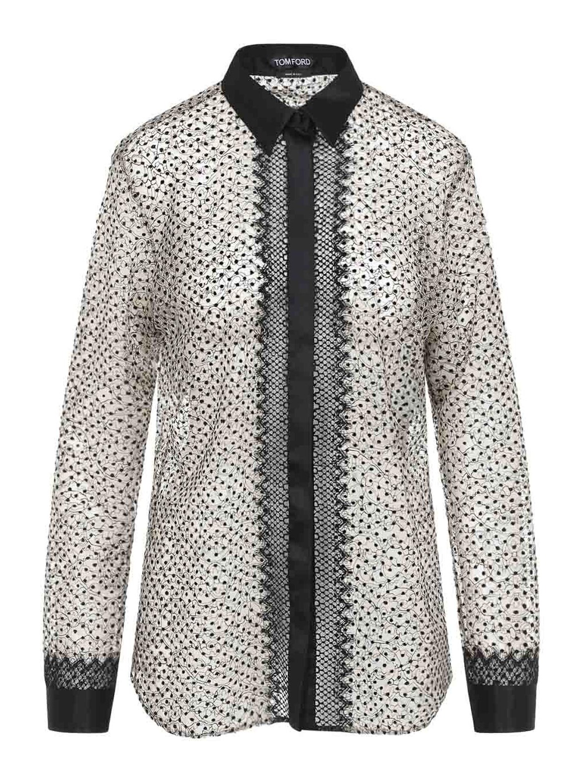 Tom Ford Camicia a pois floccati