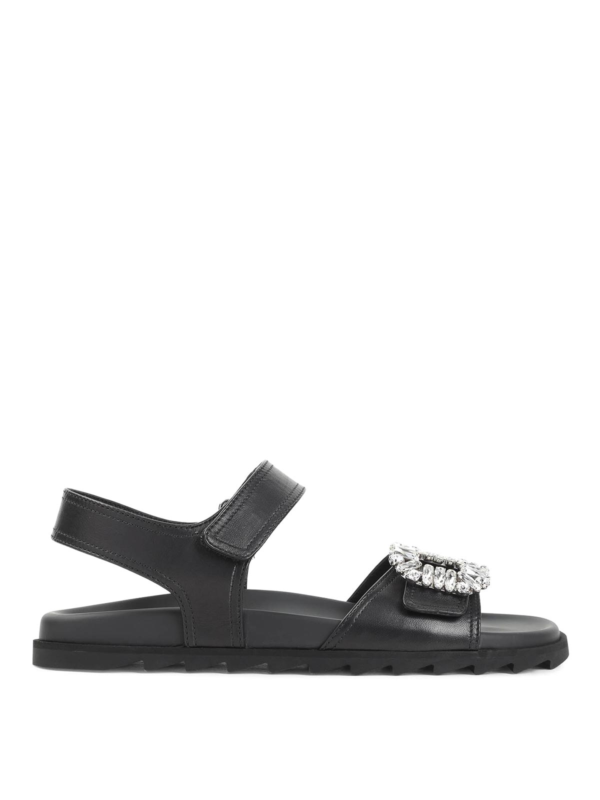 Sandali Slide Viv Strass