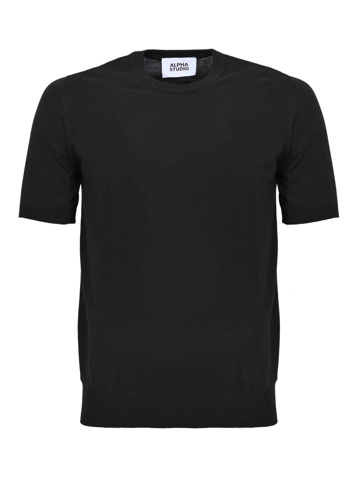 Maglia Girocollo In Filato Di Cotone