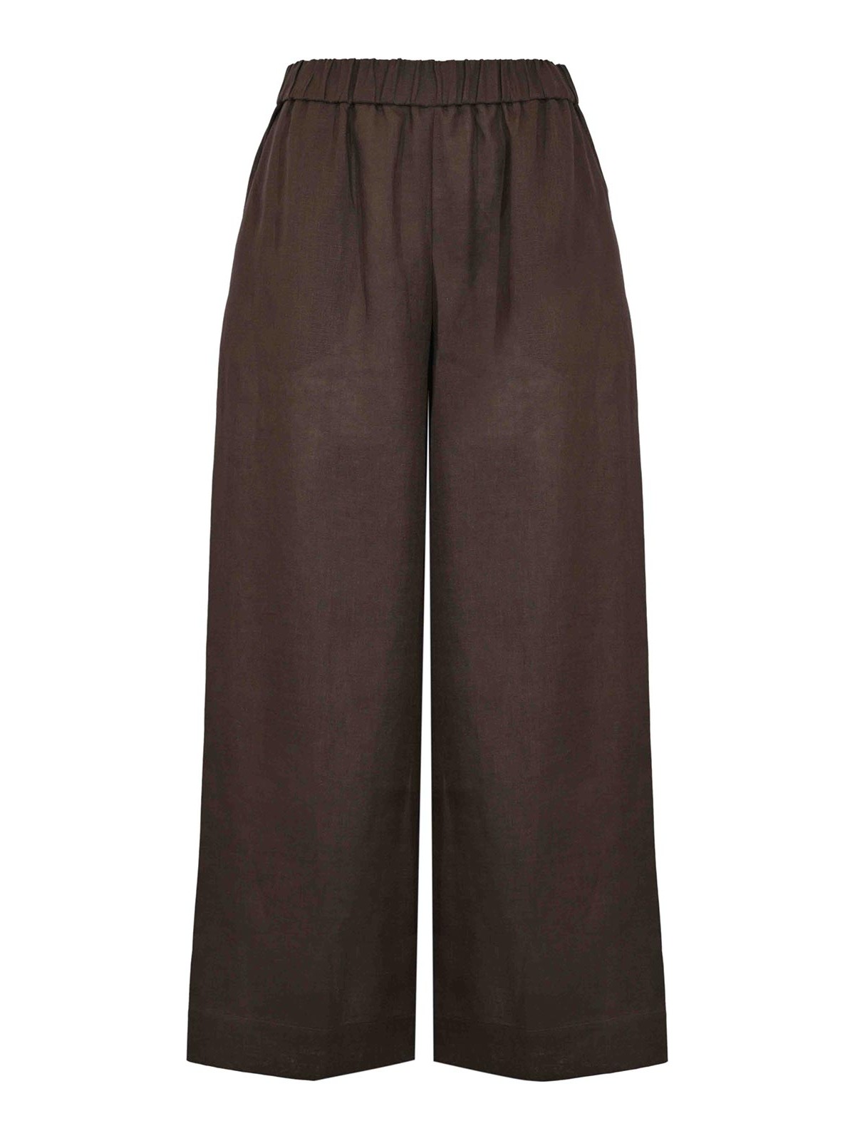 Pantalone Mmlcanneti In Lino Testa Di Moro