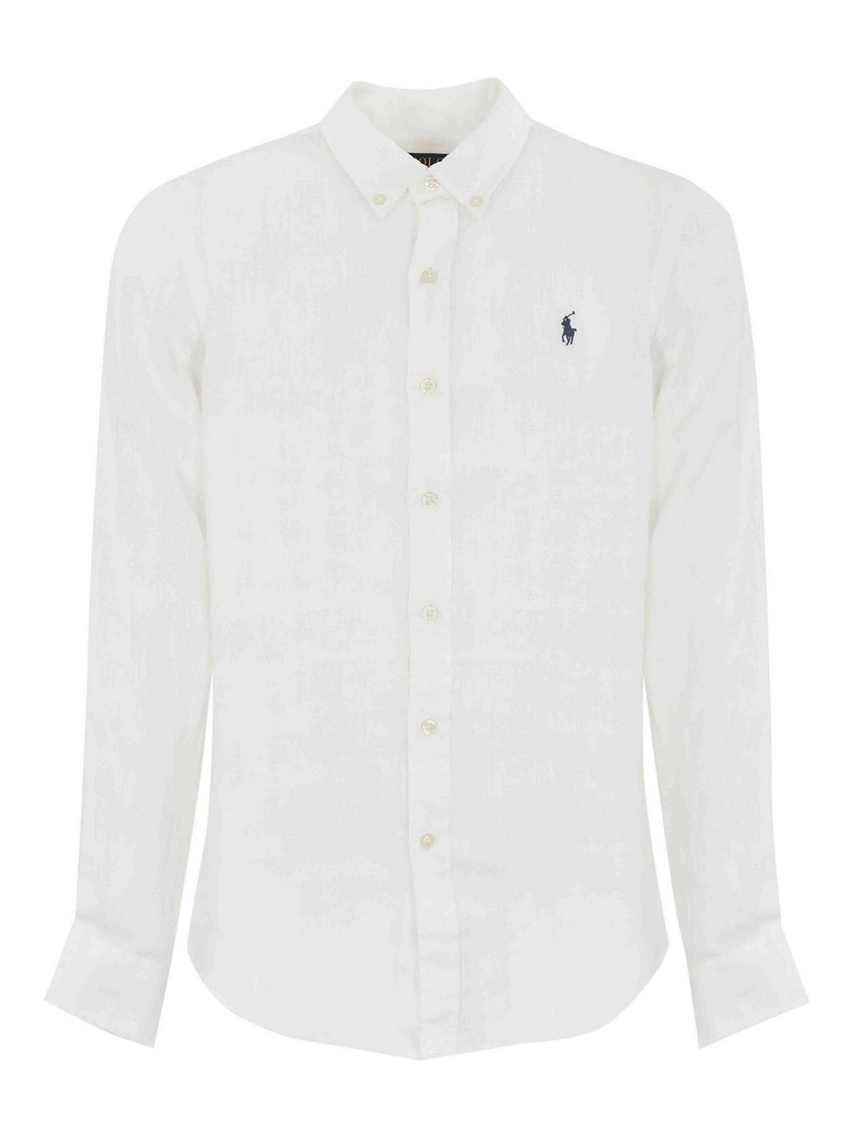 Camicia Button-Down In Lino