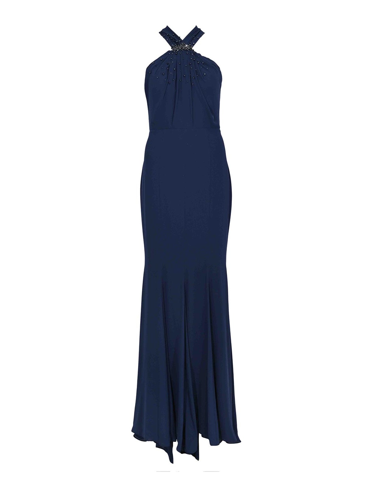Vestito Lungo 66495 In Crepe