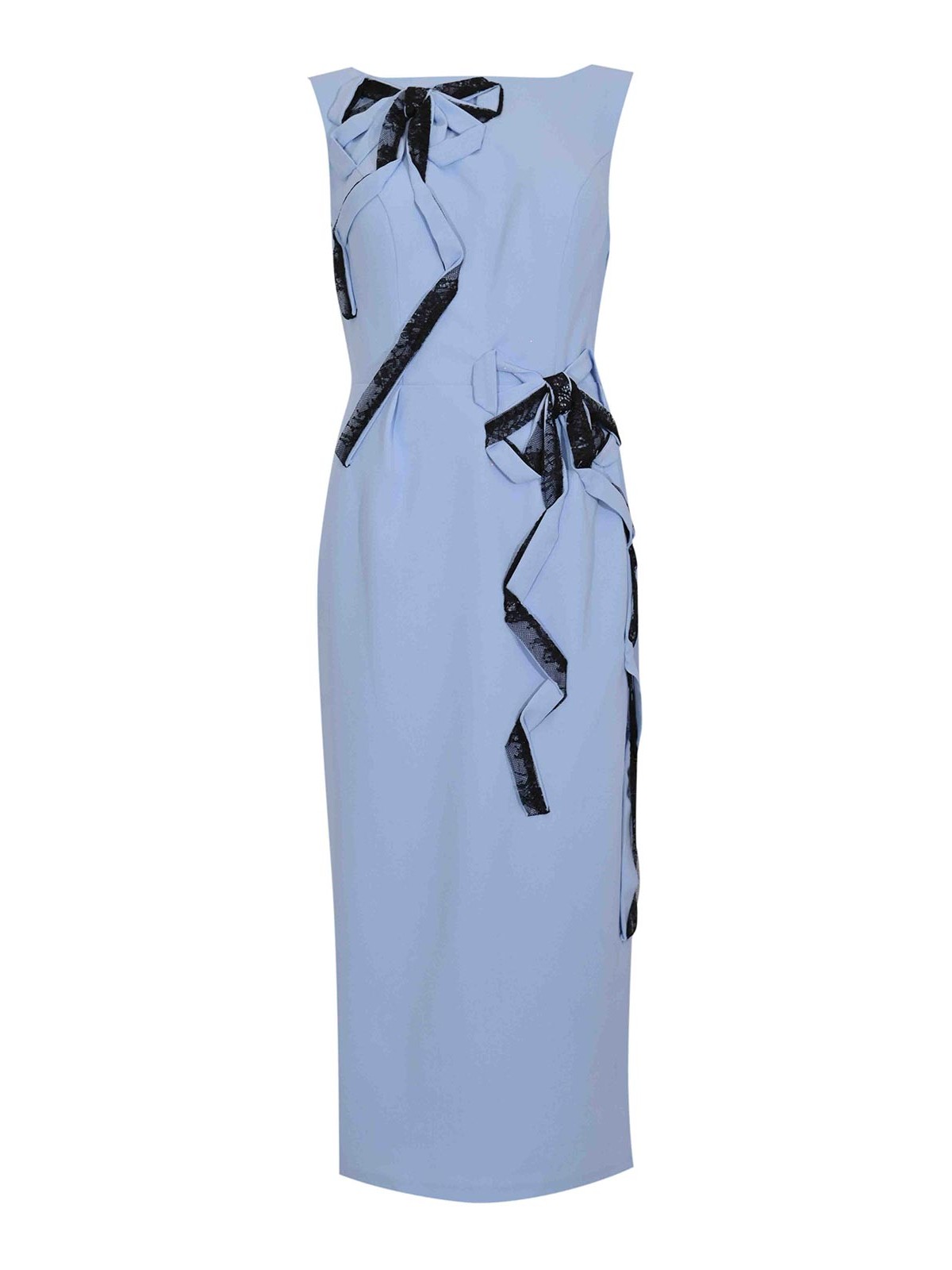 Vestito Longuette 66638 In Crepe Aura