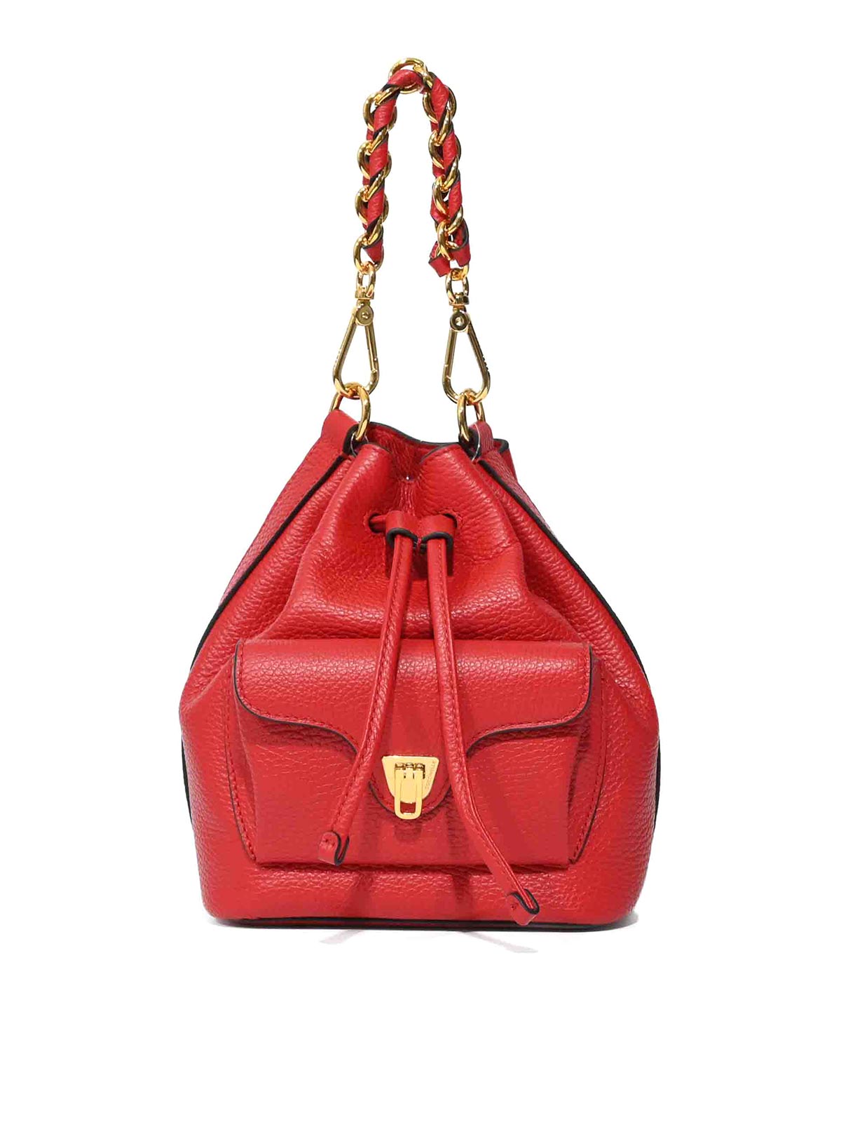 Borsa Beat Generation Small In Pelle Scarlet