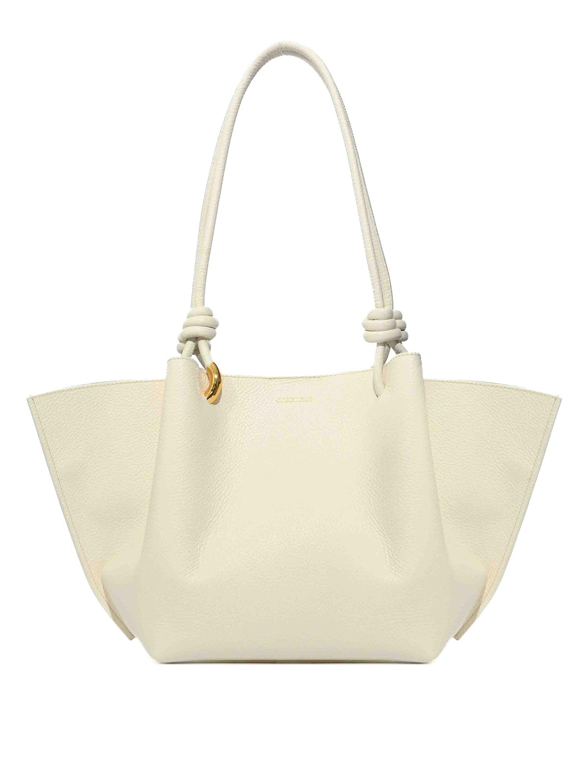 Borsa Finn Medium In Pelle Crab Pearl