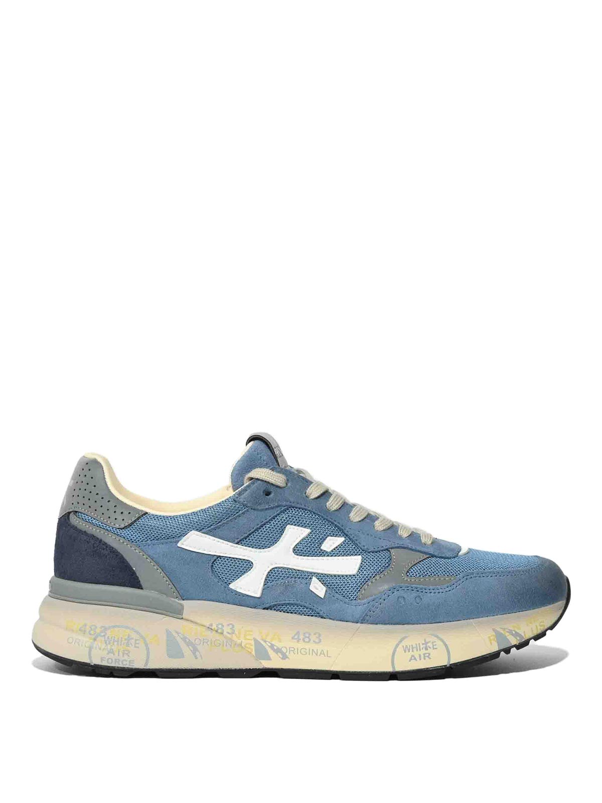 Sneakers Mick 01 8120 In Mesh E Suede