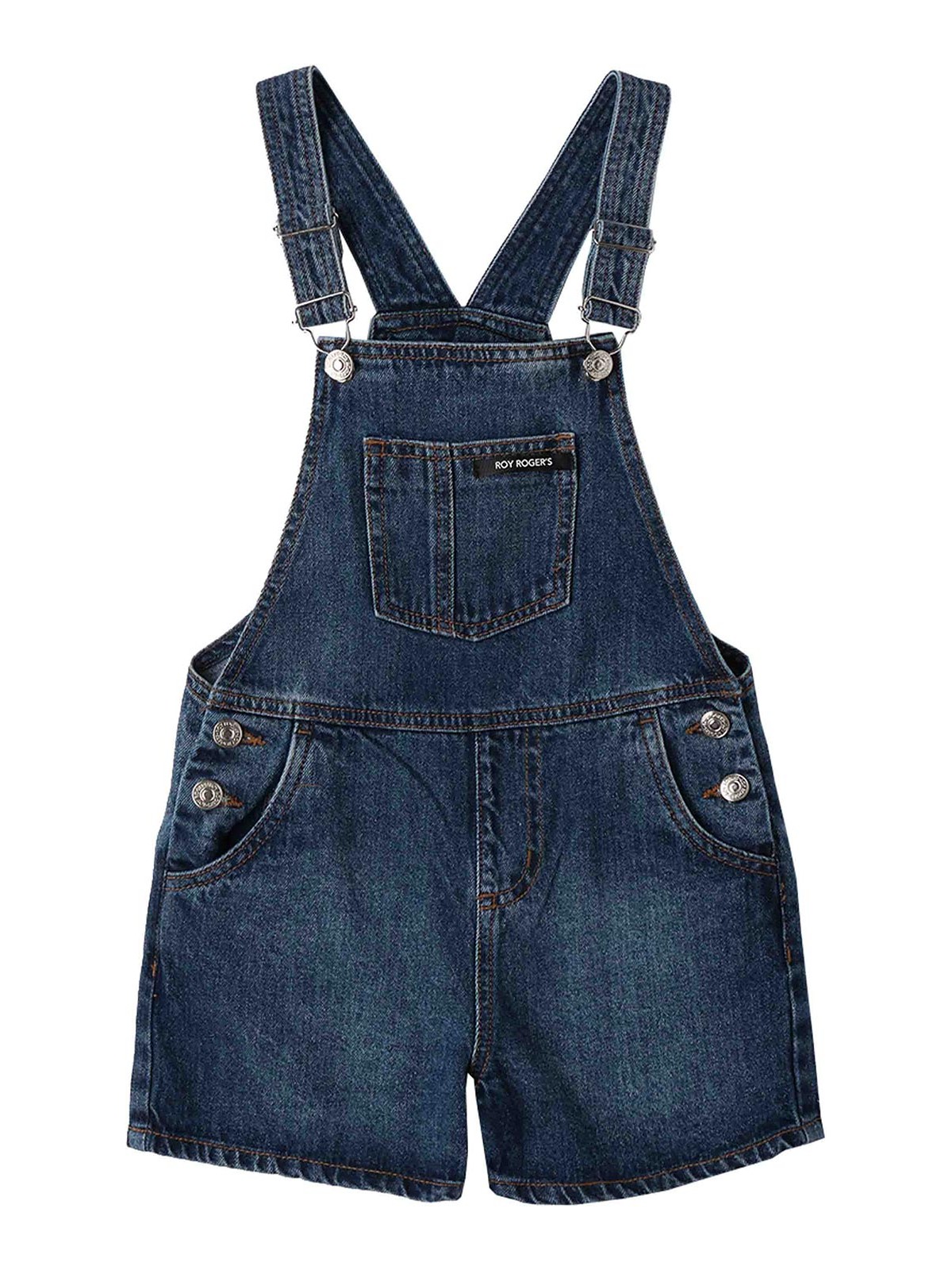 Roy Roger's Salopette Denim Corta