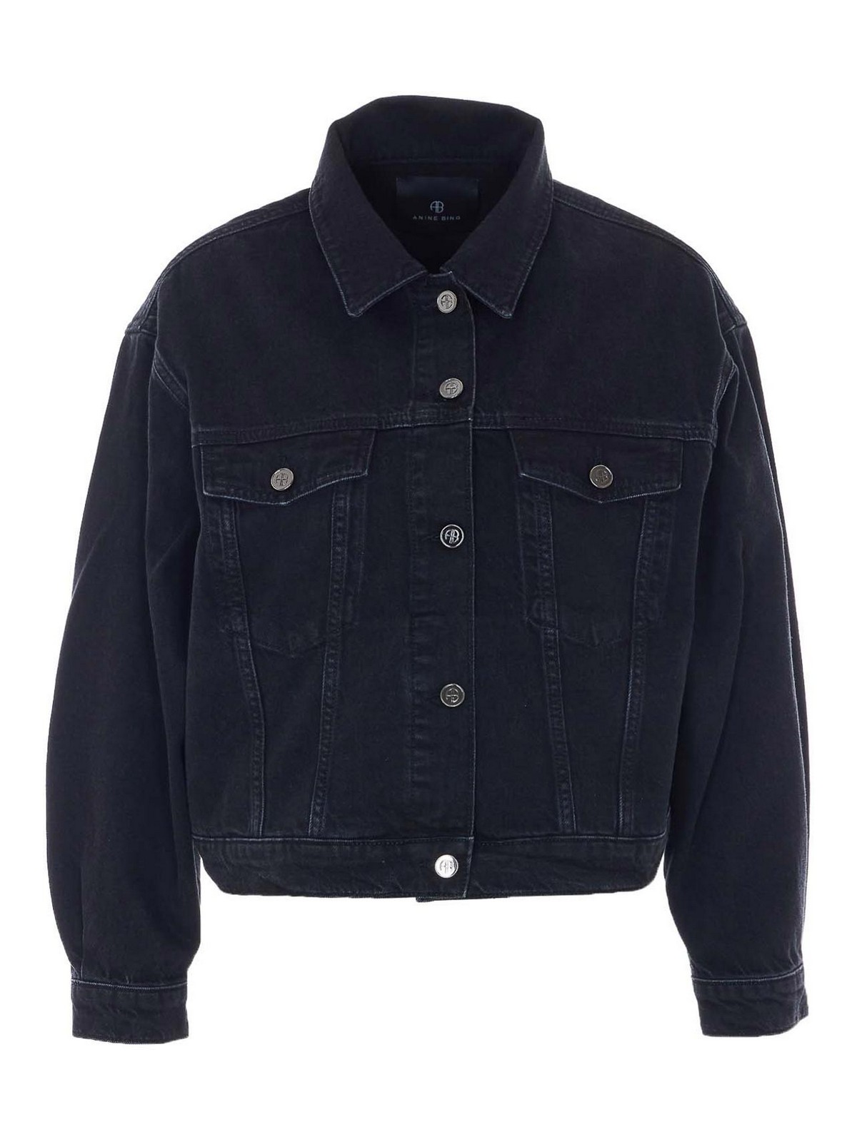 Giacca Quincy nera vintage