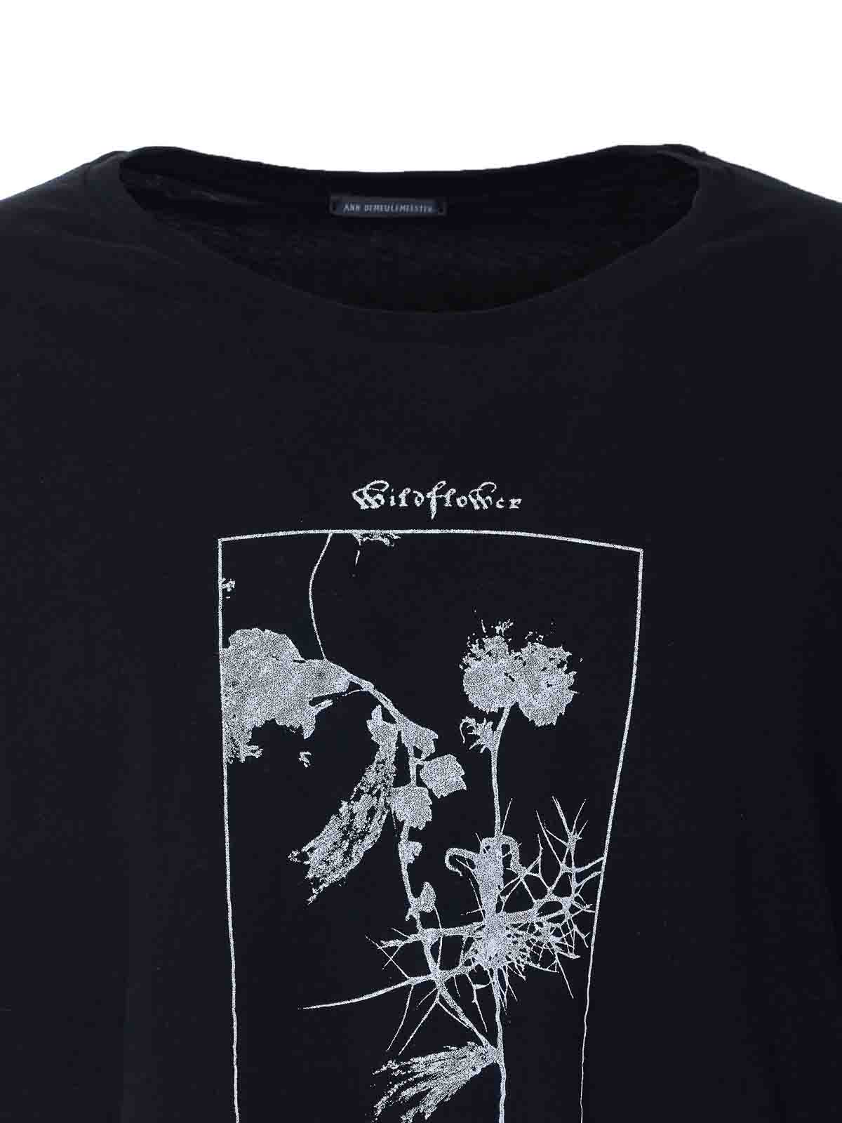 Ann Demeulemeester Tシャツ - 黒 - ブラック|13915FA206099