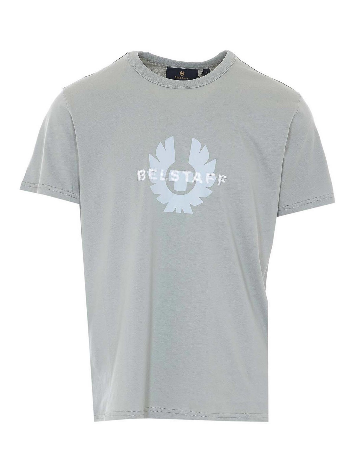 Belstaff T-shirt superficie verde lichene