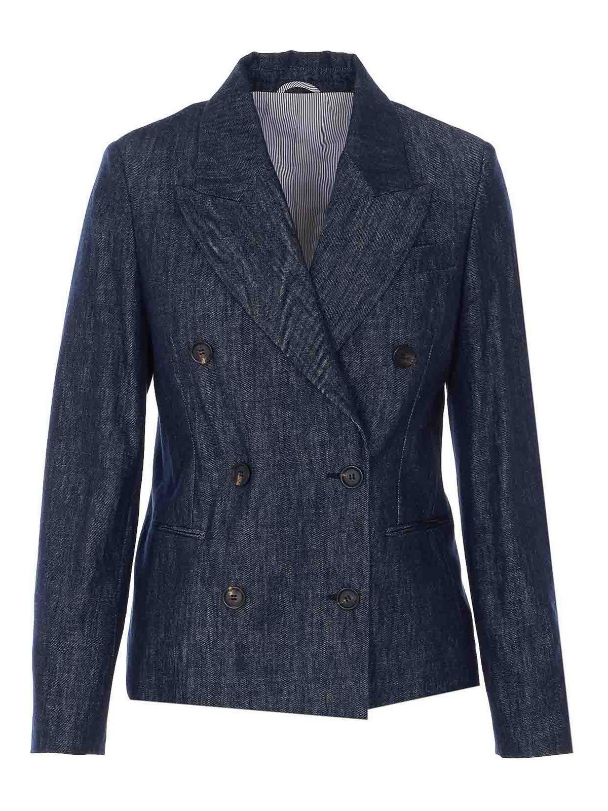 Brunello Cucinelli Denim Jacket In Blue