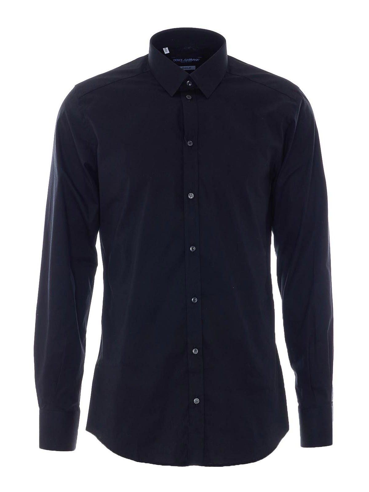 Camicia elasticizzata dorata