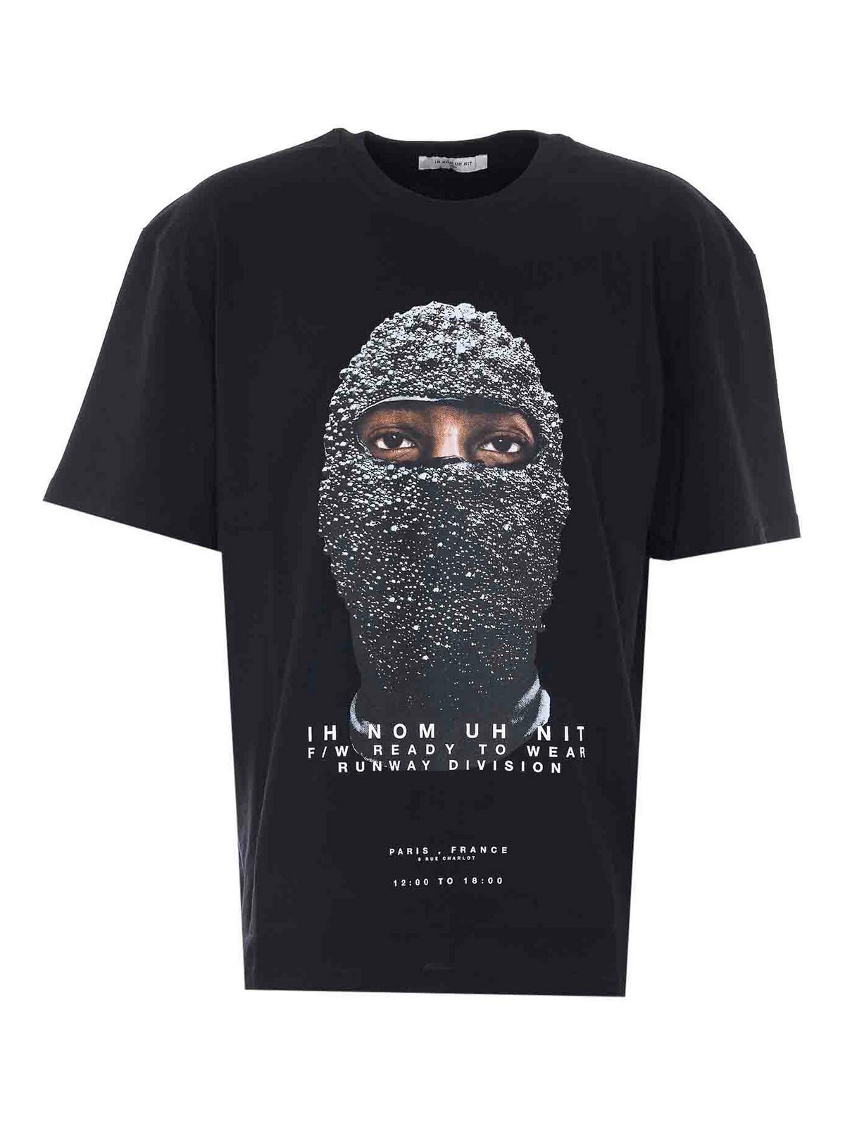 T-shirt nera Black Mask in edizione limitata