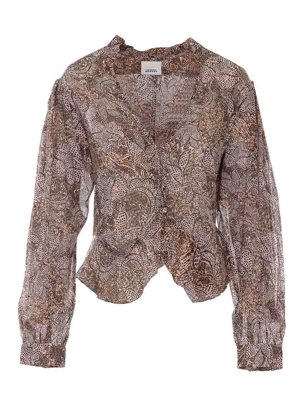 Isabel Marant Top Celeny Multicolor