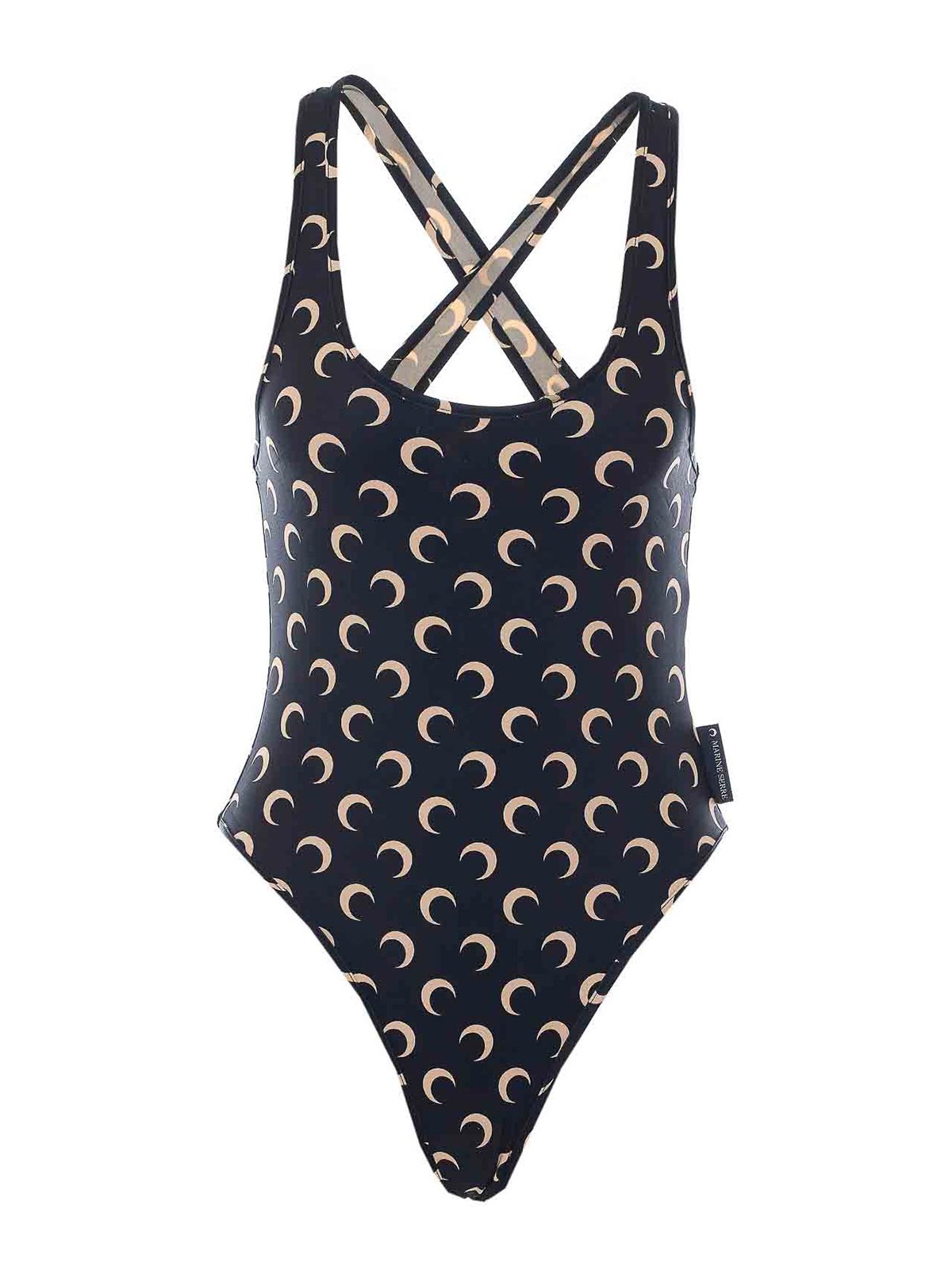 Marine Serre Costume da bagno nero