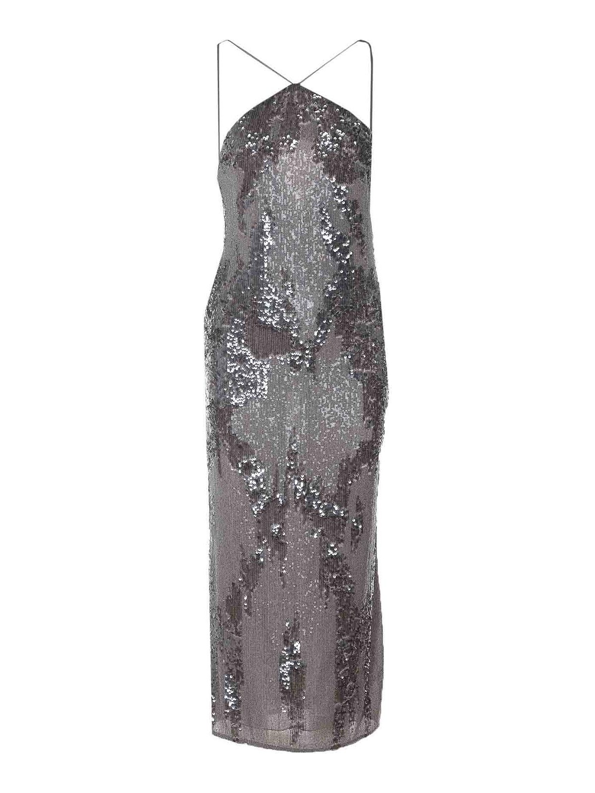 Patrizia Pepe Vestito lungo grigio
