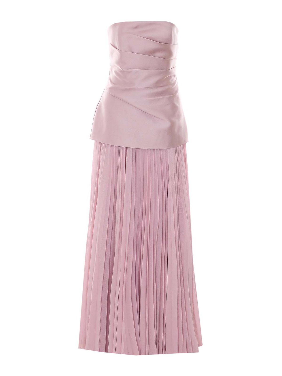 Vestito lungo Claudette rosa