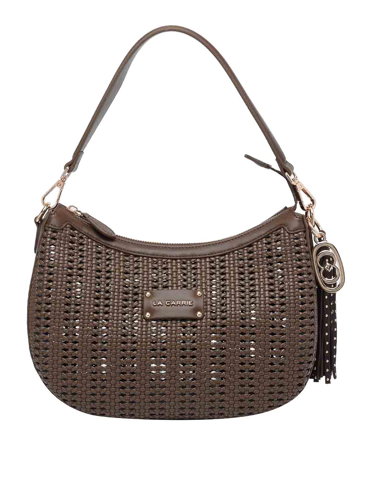 Borsa a tracolla in tessuto