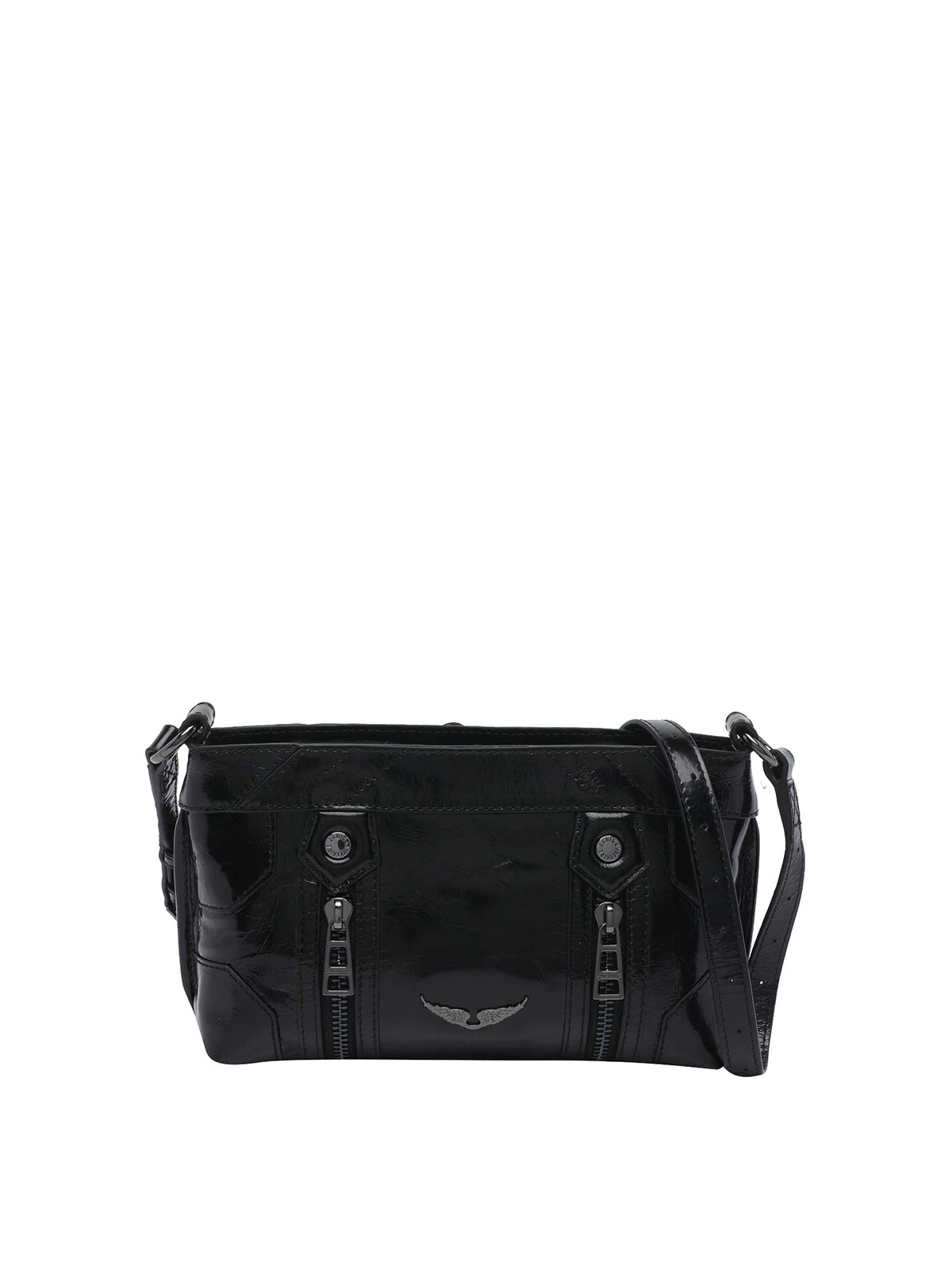 Borsa a tracolla vintage E B nera Sunny Mood