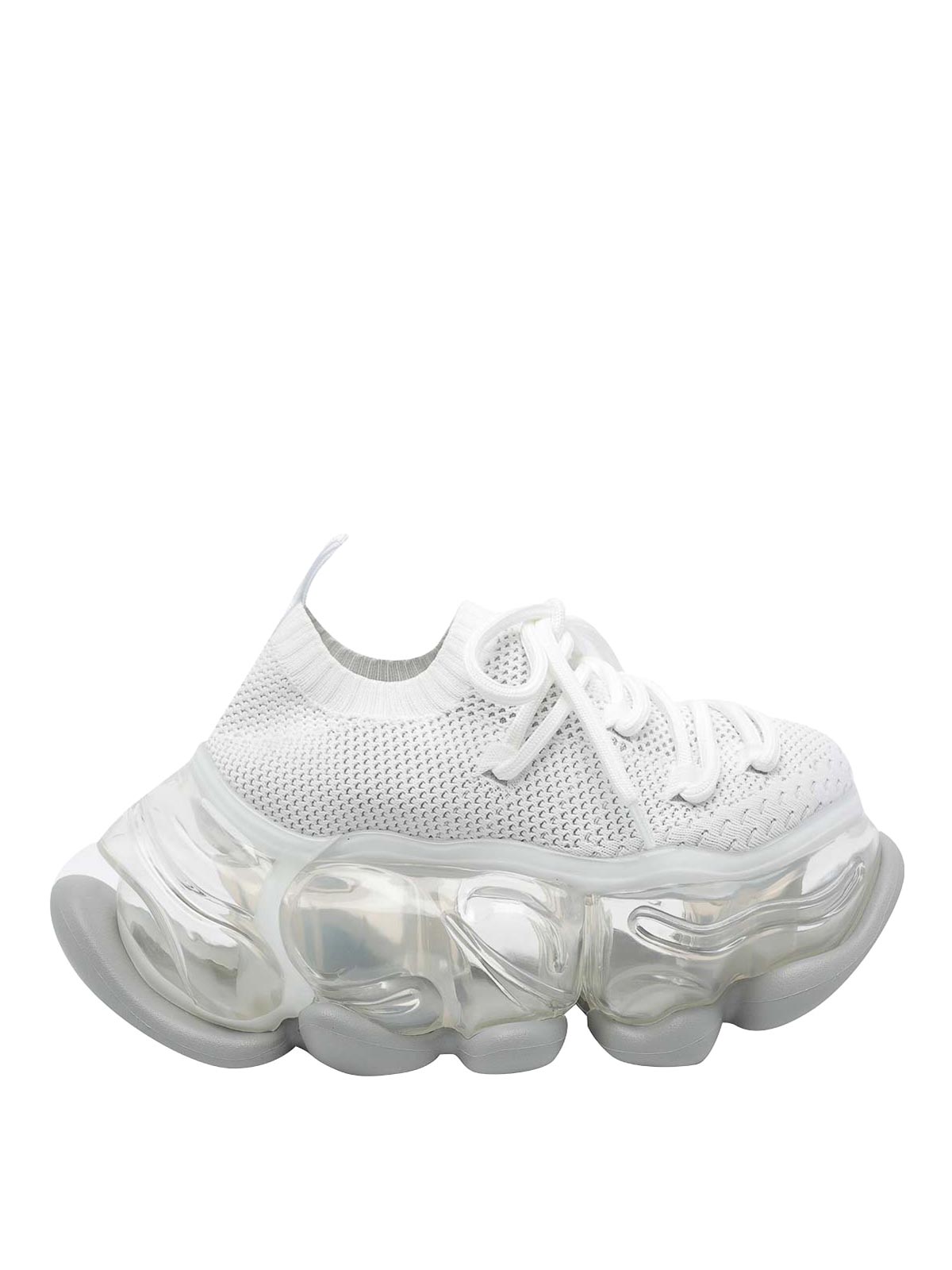 Grounds Skyscraper Sneakers In White