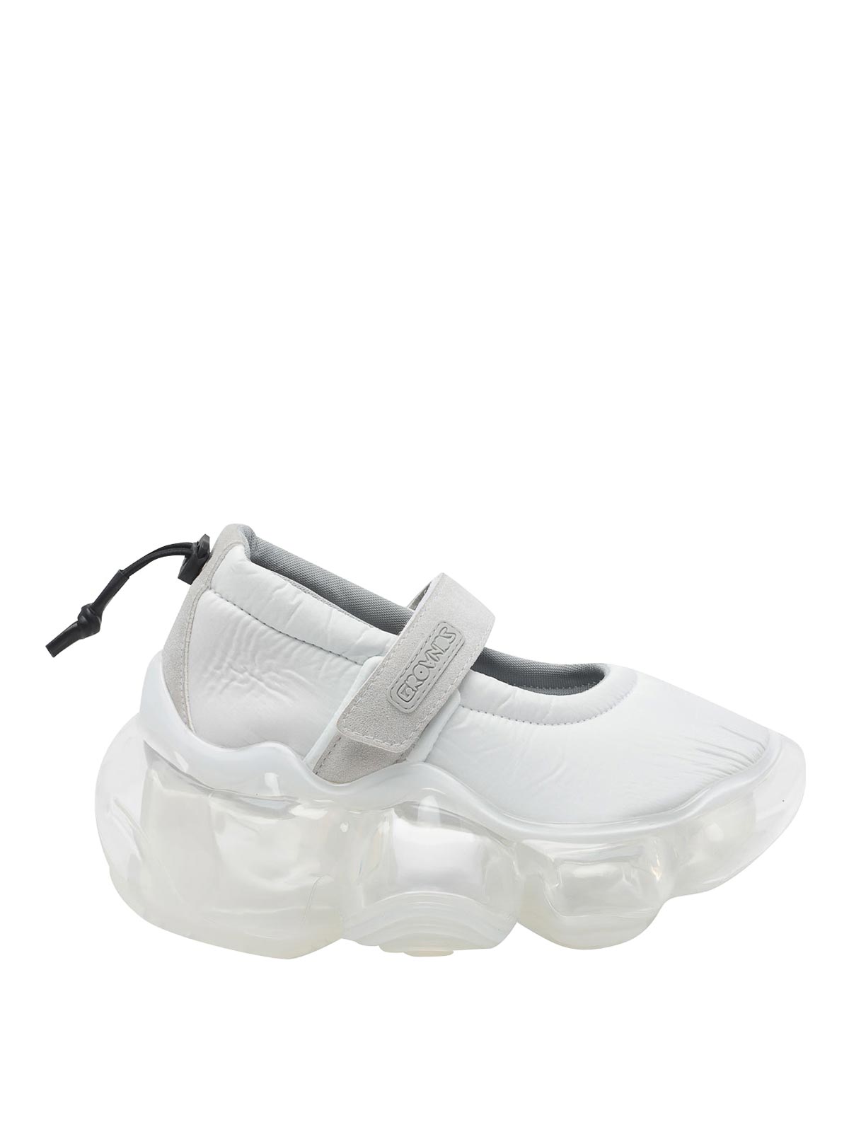 Grounds Moopie Strap Sneakers In White