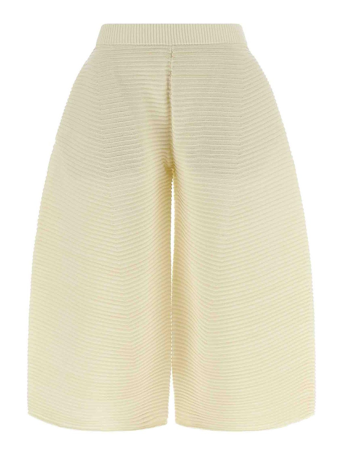 Pantaloni in maglia ondulata