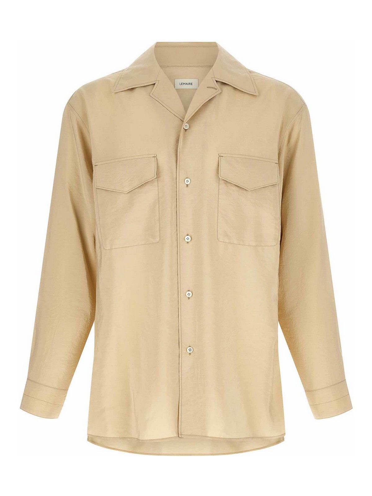 Camicia con colletto convertibile