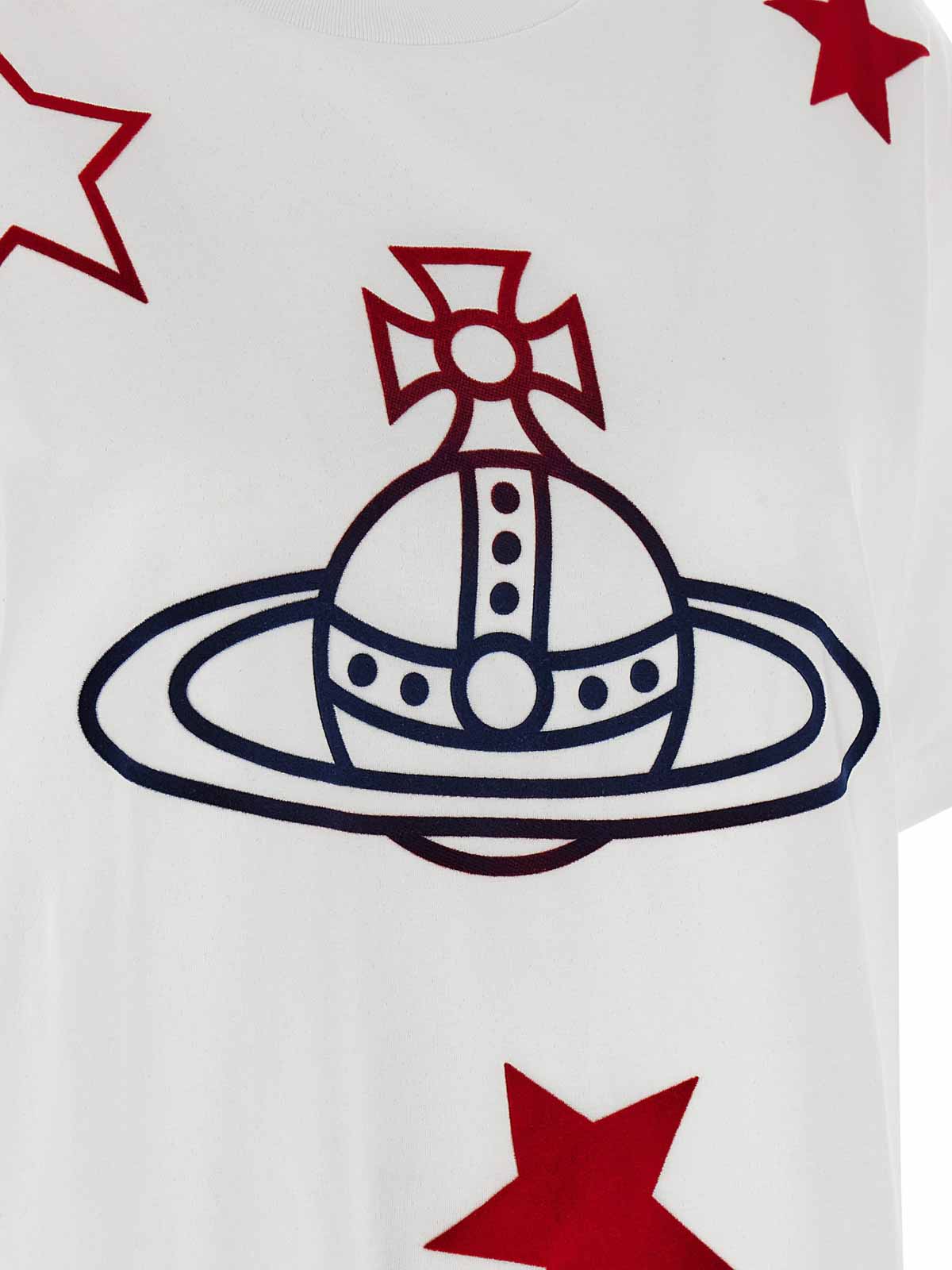 Vivienne Westwood Orb And Stars Classic T-Shirt|3G010056J00B9A401