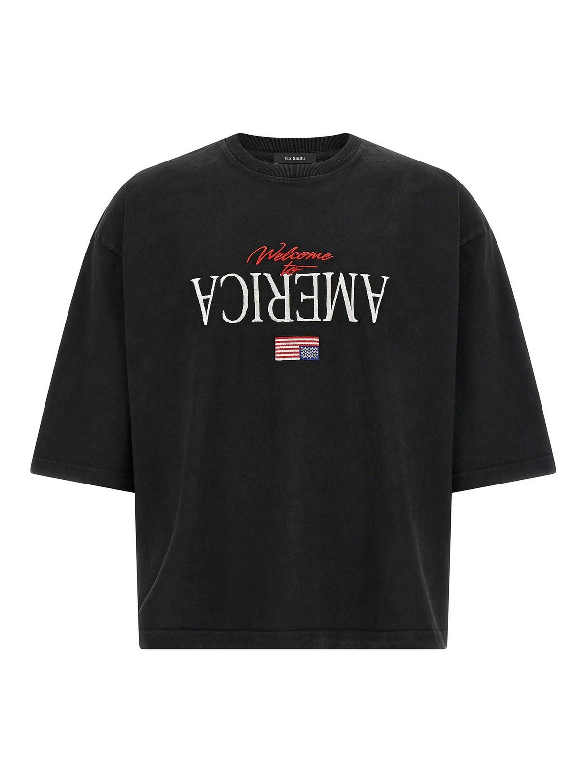 Willy Chavarria Welcome To America- Buffalo T-Shirt