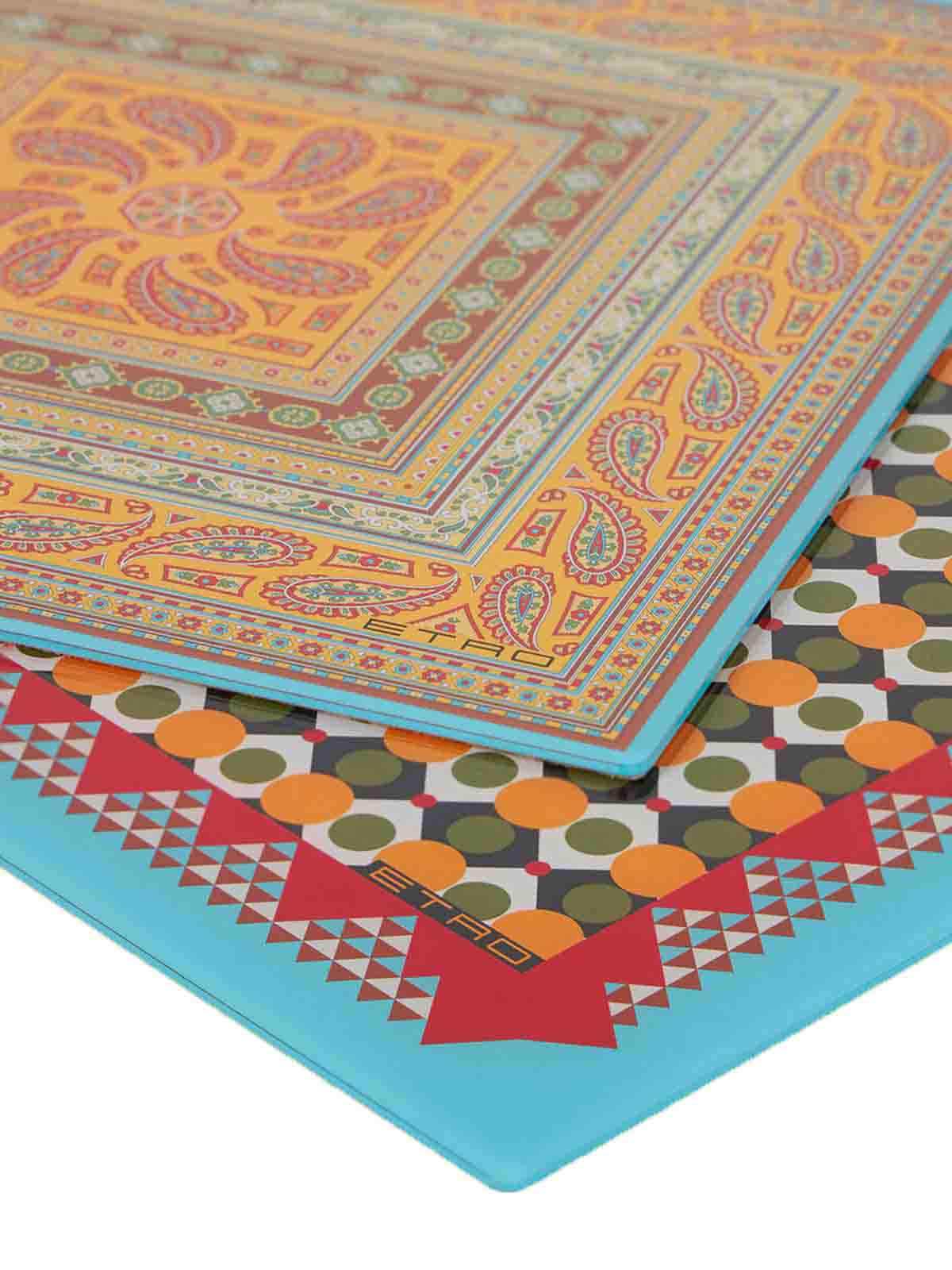 Etro Placemats Set In Multi