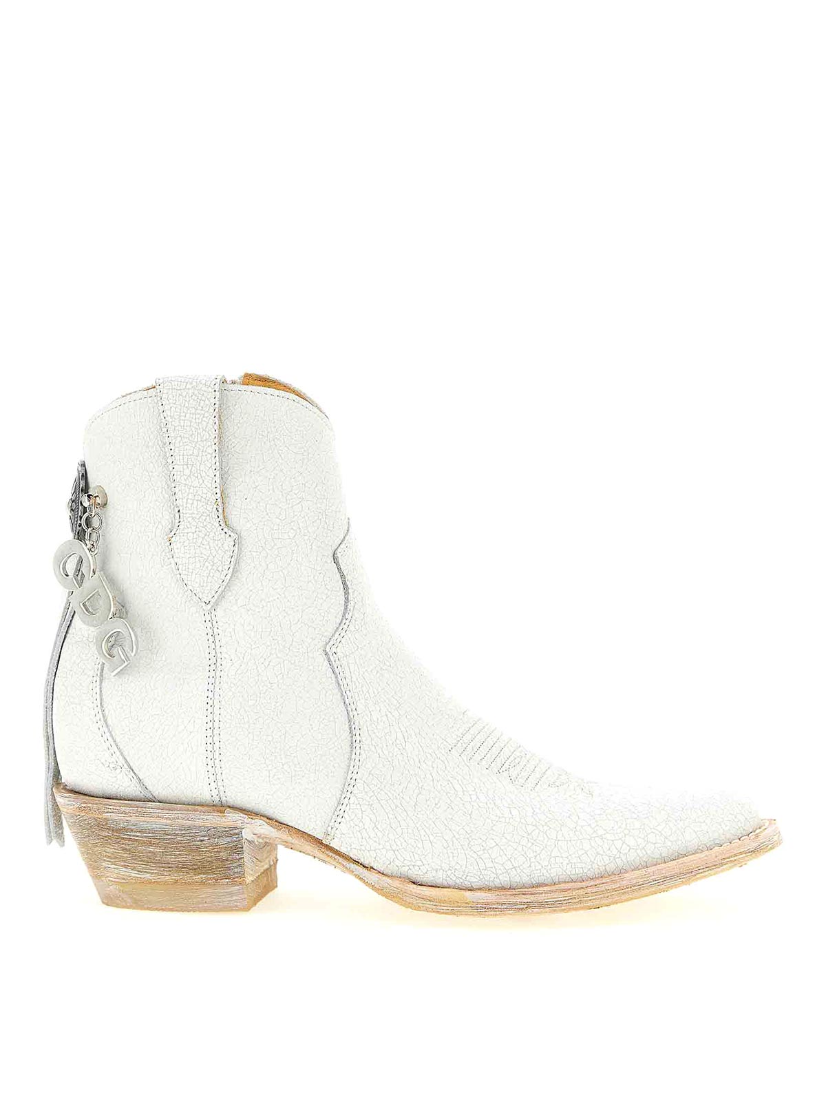 Comme Des Garçons X Mexicana Ankle Boots In White