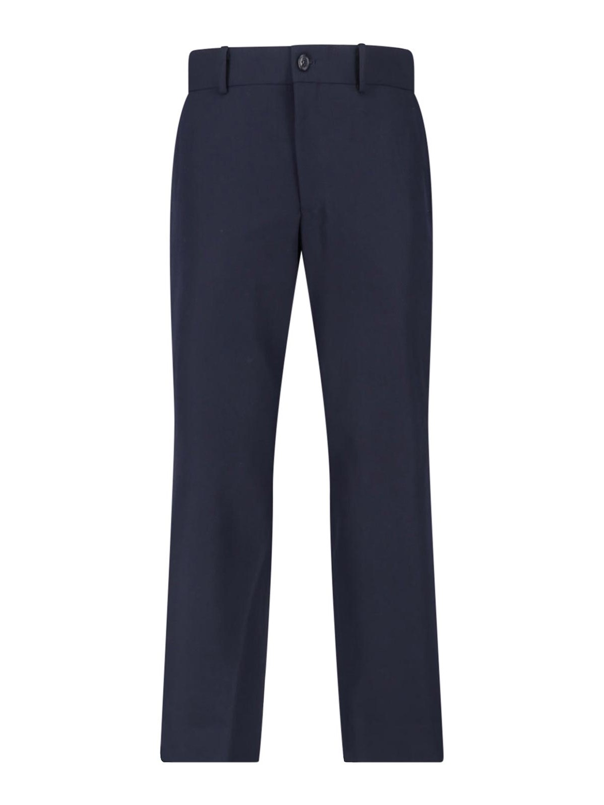 Pantaloni dritti in lana