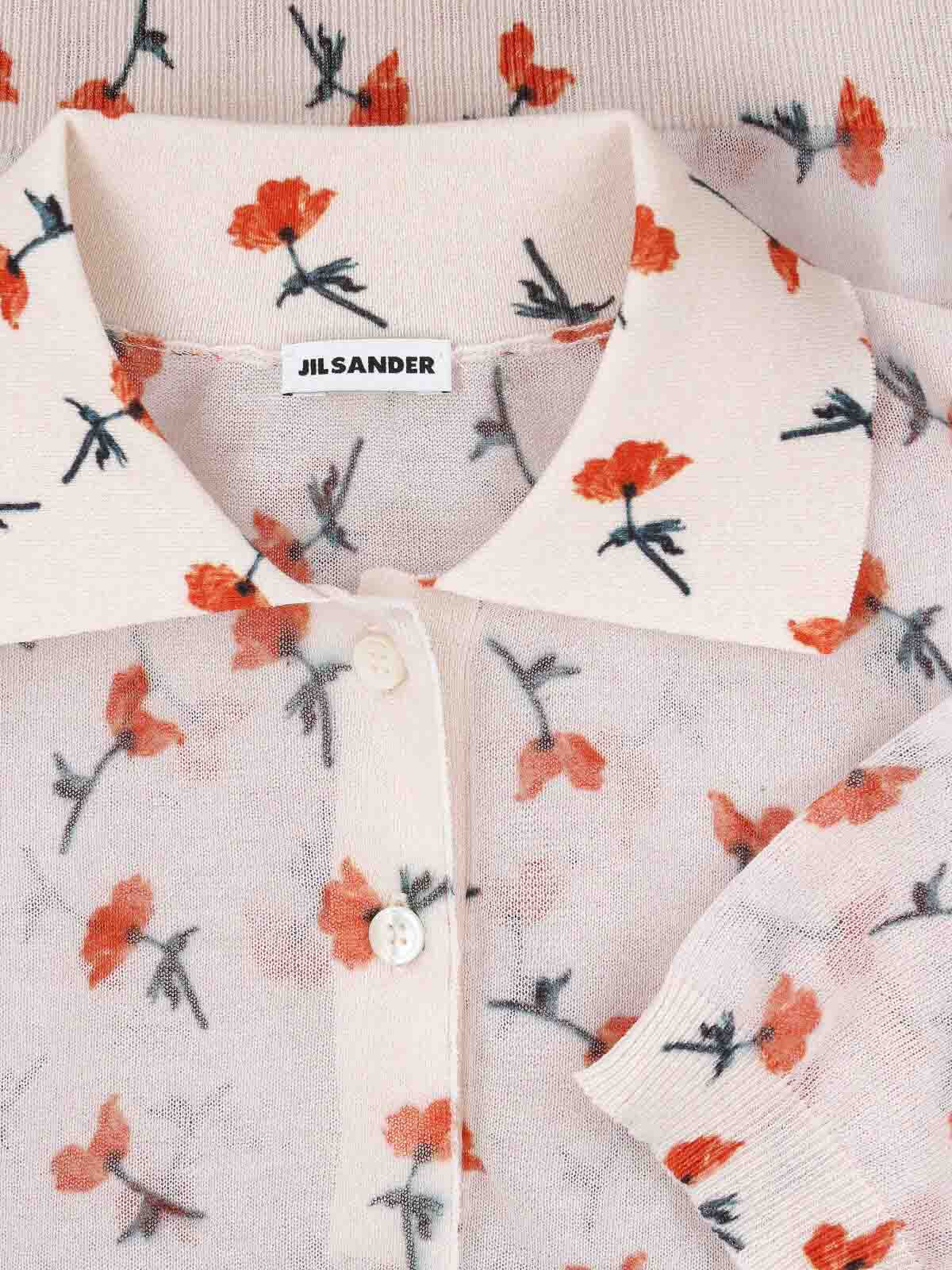 Jil Sander Printed T-shirt In Multi