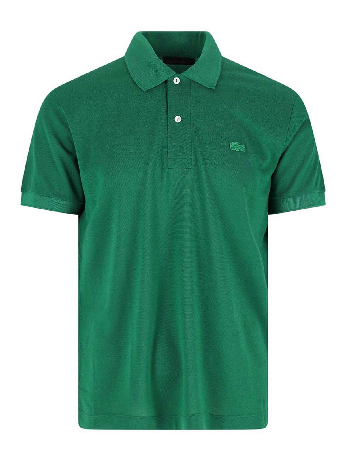 Lacoste Polo in pique' di seta