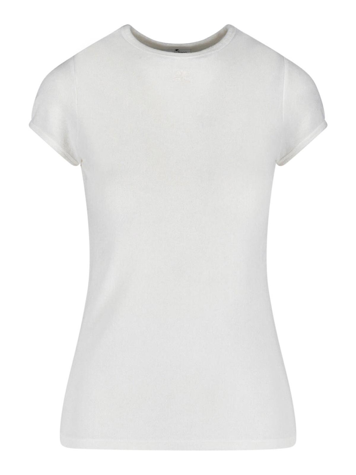 Courreges T-shirt baby spongy