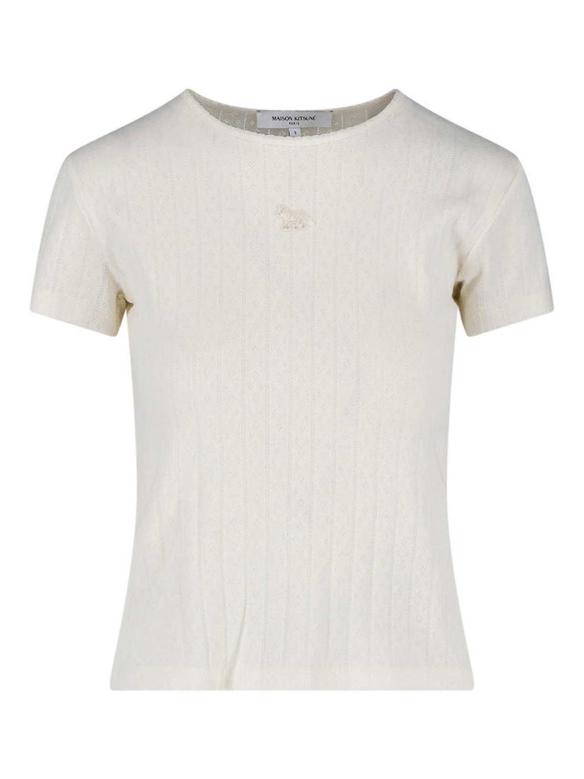 Maison Kitsuné T-shirt textured