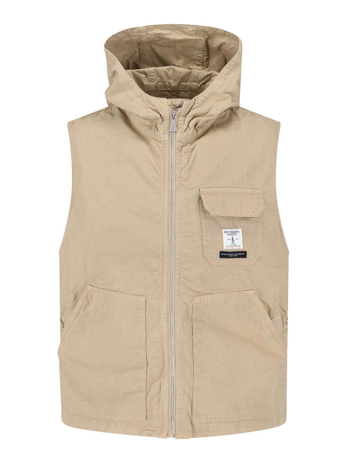 Roy Roger's Gilet cappuccio