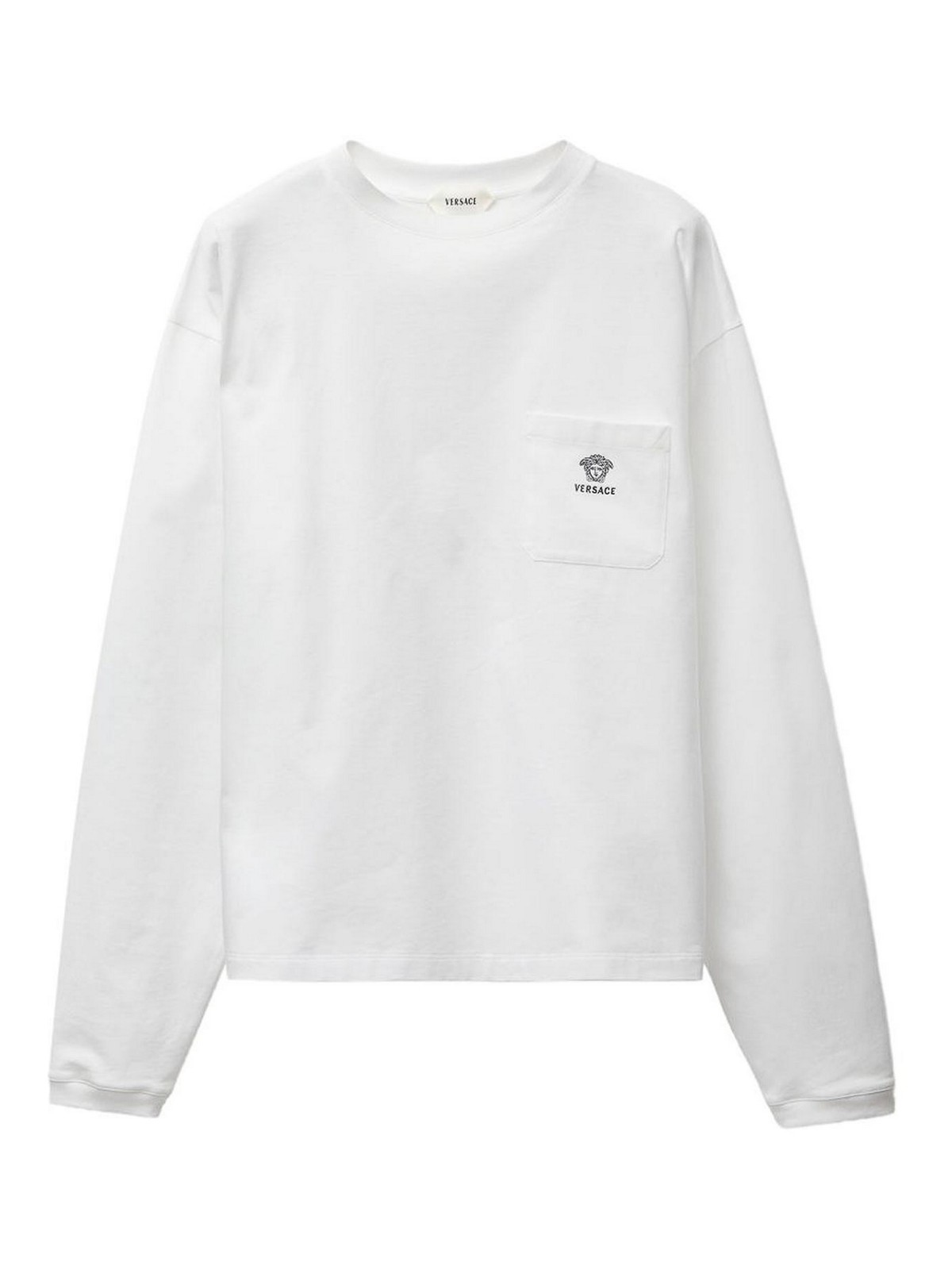 T-shirt in jersey di cotone ricamato