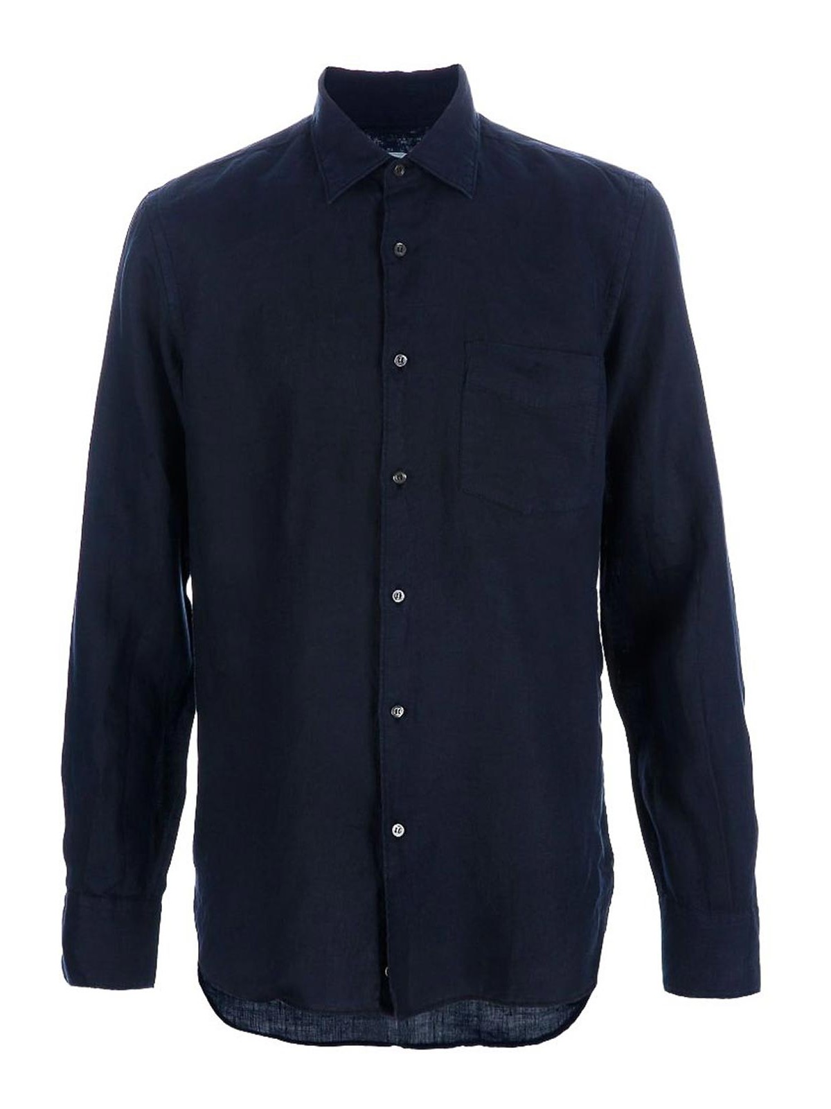 Camicia in lino a maniche lunghe