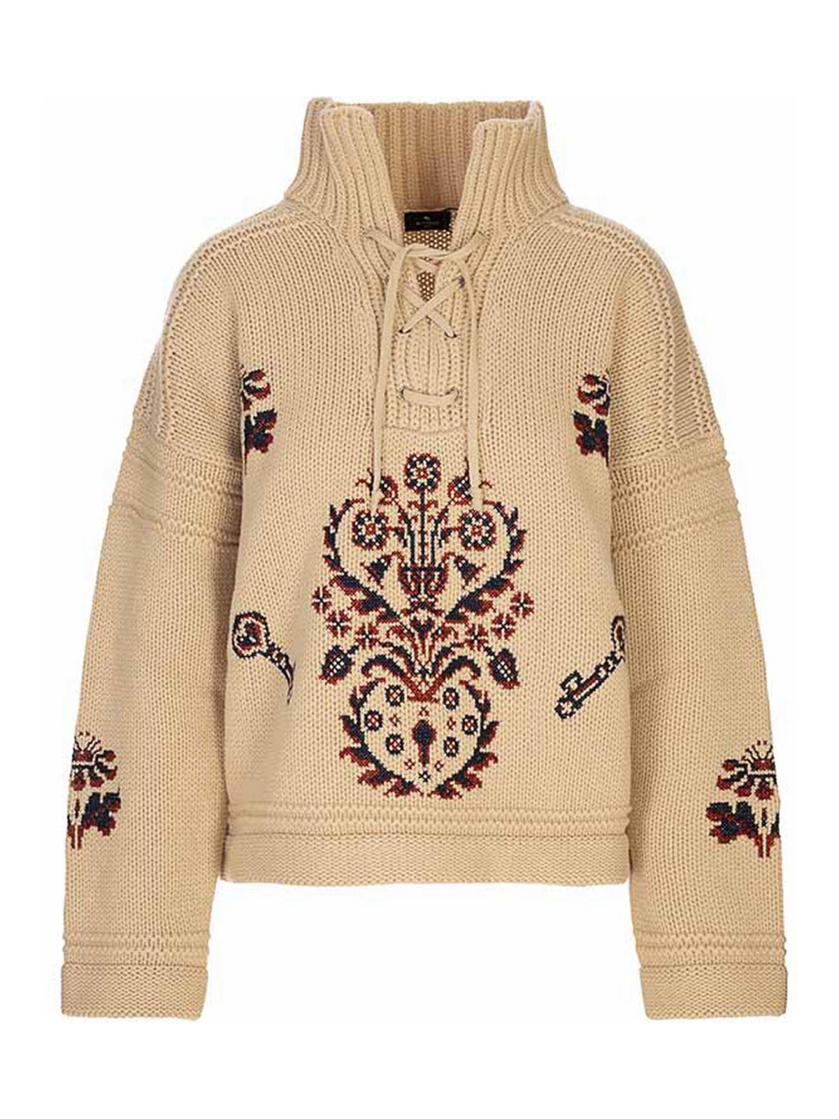 Etro Maglione Con Ricamo Folk