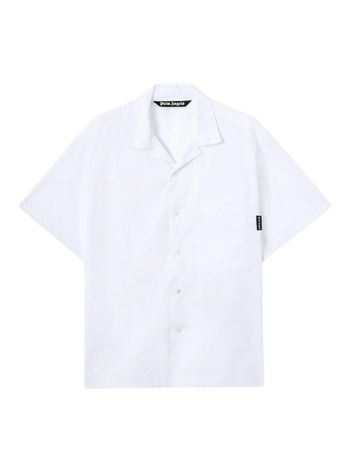 Camicia da bowling con logo curvo B