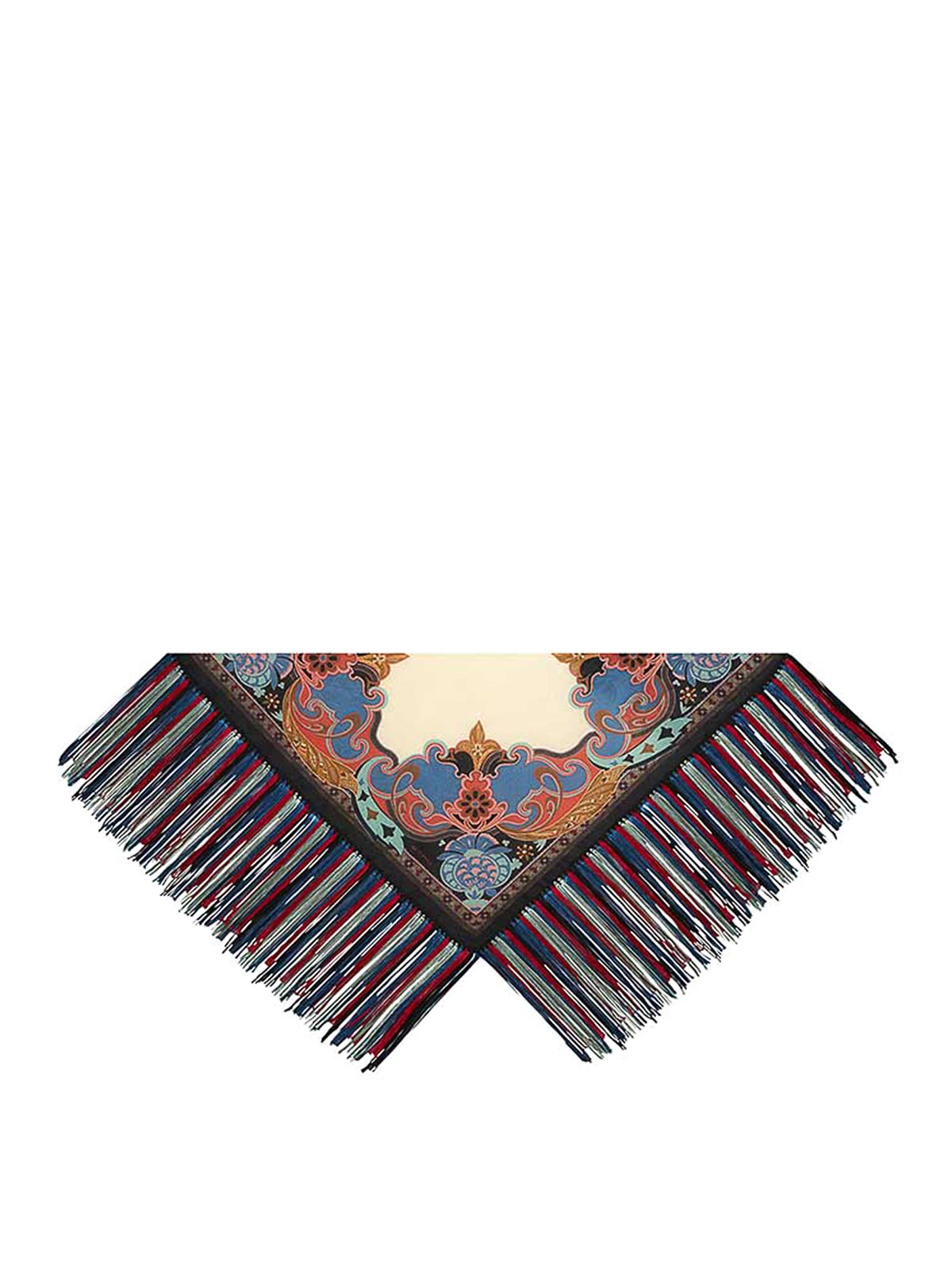 Etro Foulard Con Frange