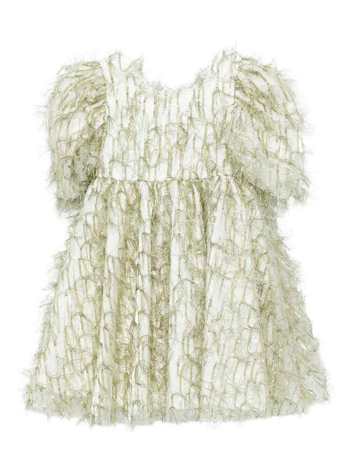 Vestito Con Maniche A Palloncino