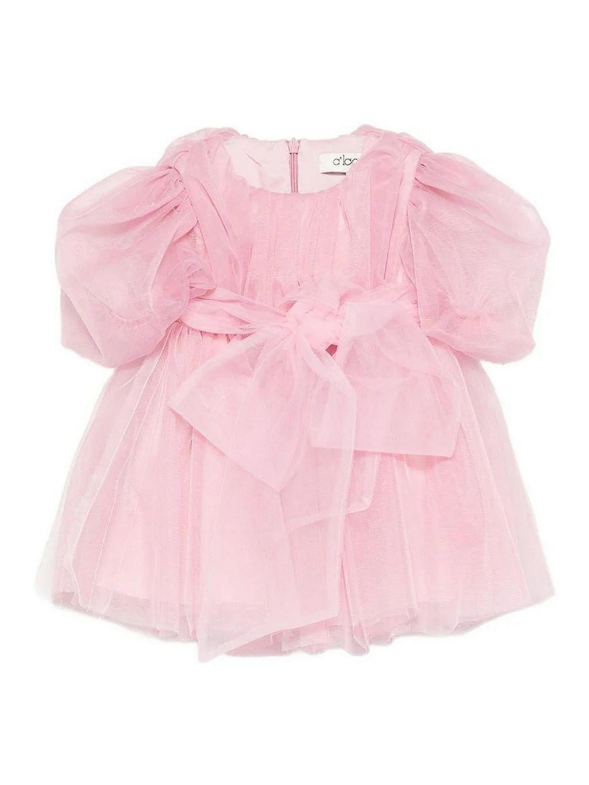 Vestito In Tulle Con Fiocco