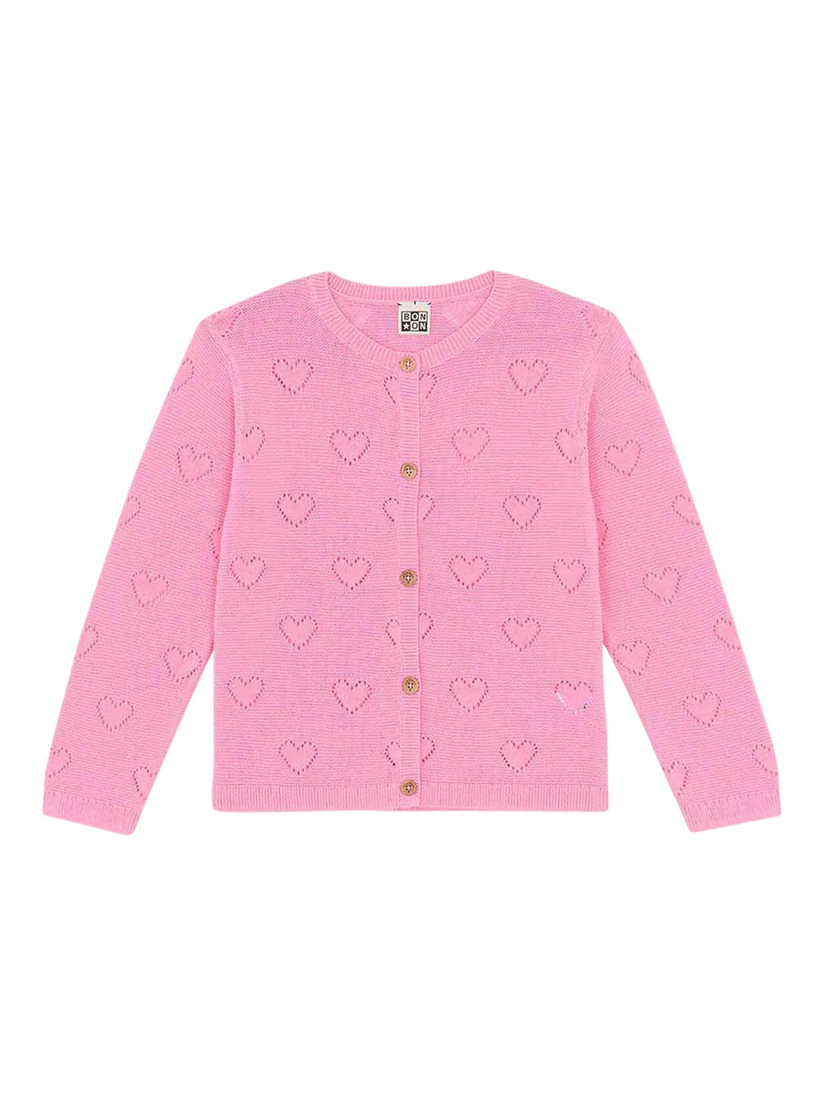 Bonton Cardigan Con Ricamo