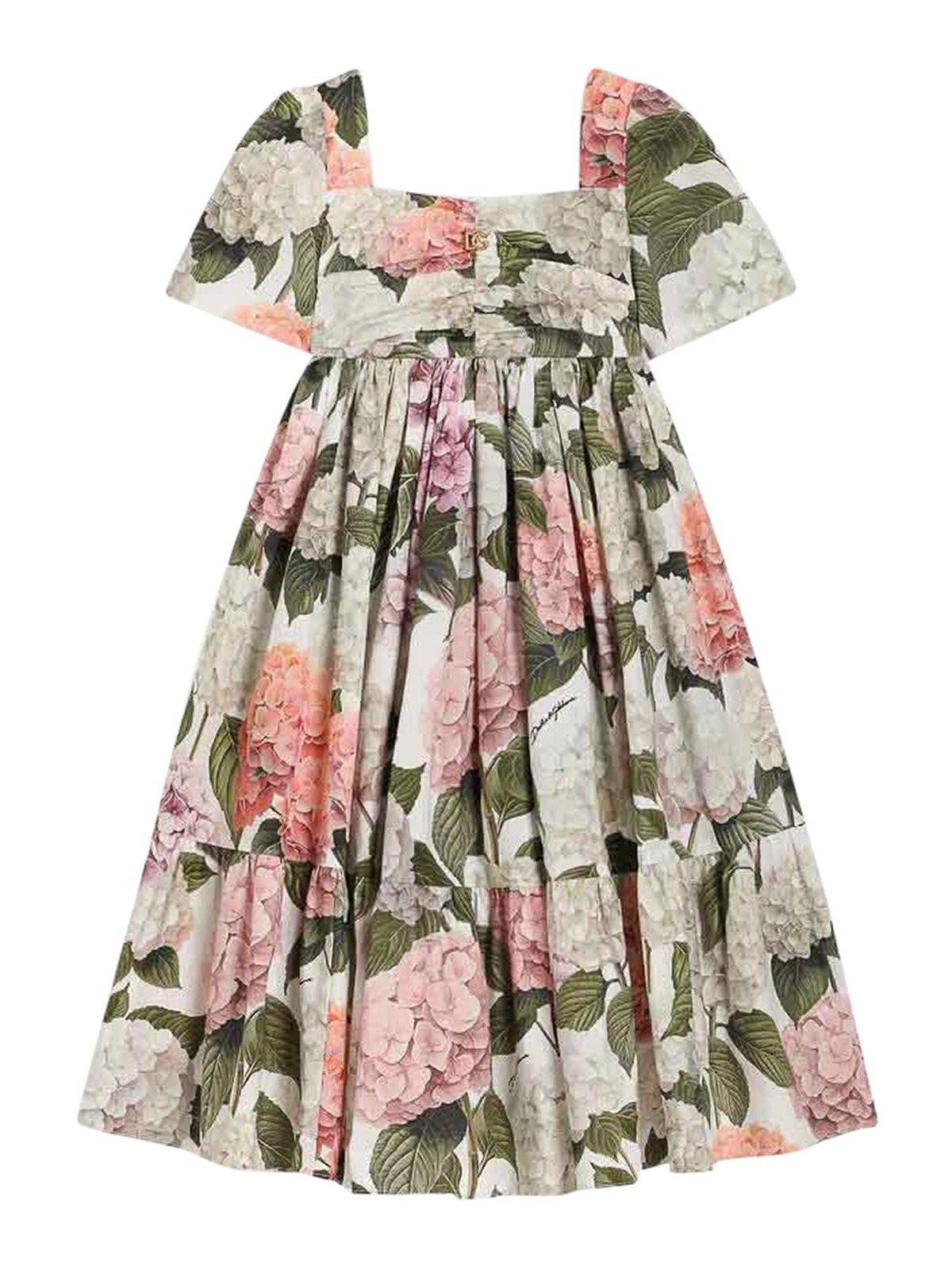 Vestito Con Stampa Ortensia